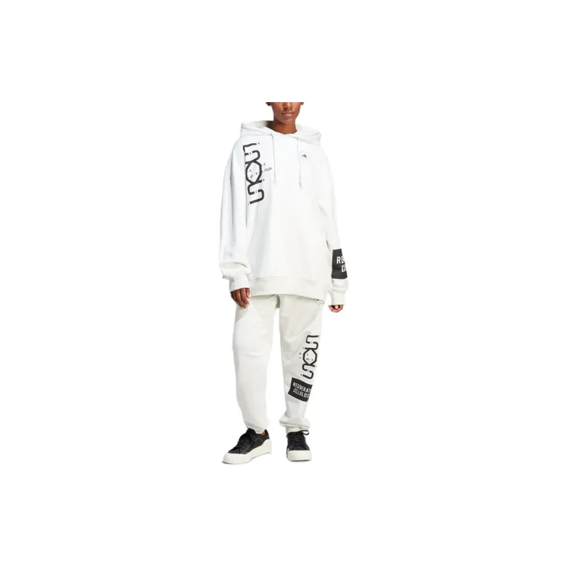 Adidas Knitted Sweatpants Unisex White-4