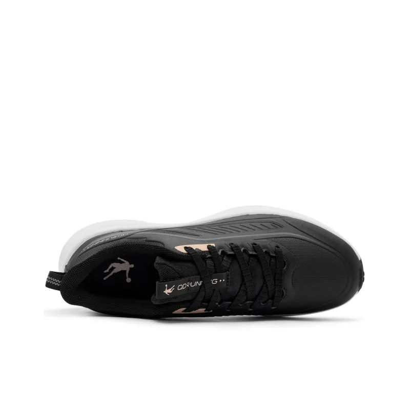 QIAODAN Rainwing 4.0 Running Shoes Women's Low Top Black/Lightning Gray-3
