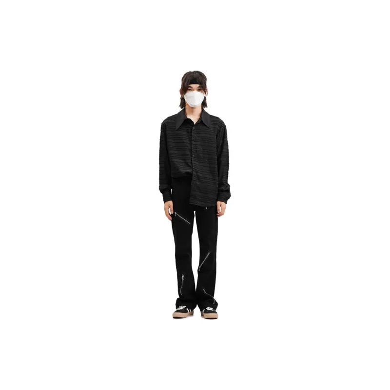 Voguo Relay Jeans Unisex Black-1