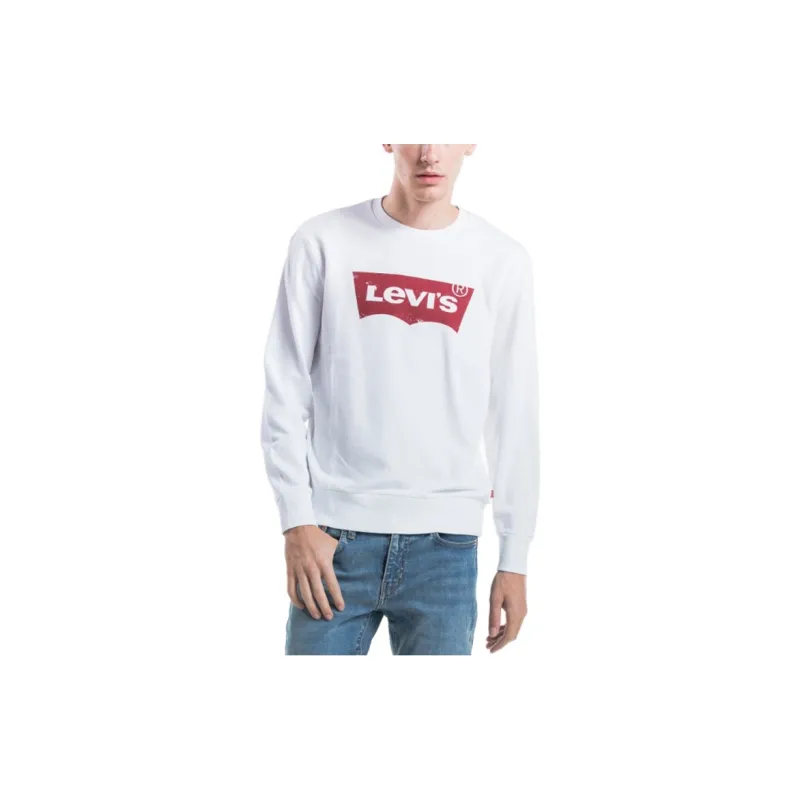 Levis Sweatshirts Men White-3