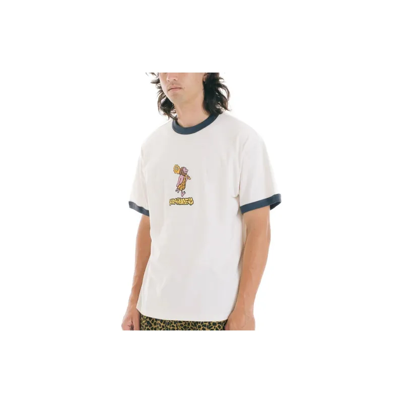 Brain Dead BARBARIAN SHORT SLEEVE RINGER T-SHIRT T-Shirt Unisex White-2
