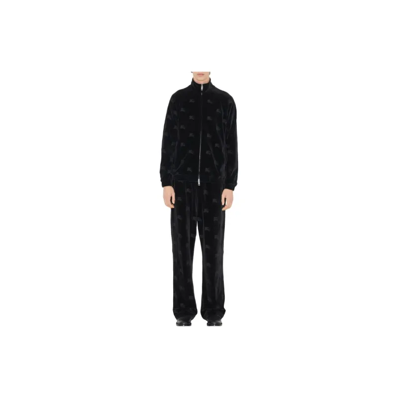 Burberry Ekd Velvet Track Pants-1