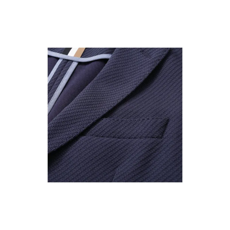 HUGO BOSS SS24 Business Suit Coat Men's Marine Blue-3