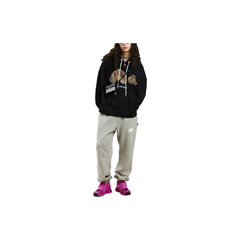 PALM ANGELS Pa Sequins Bear Hoodie-1