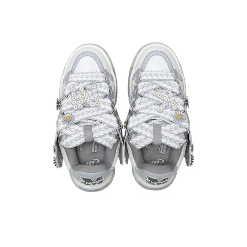 KAALIXTO X Metaidaisy Skateboarding Low 'Grey White'-4