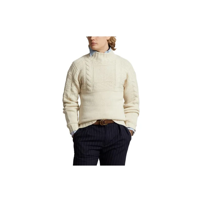 Polo Ralph Lauren Anchor Aran-knit Jumper-1