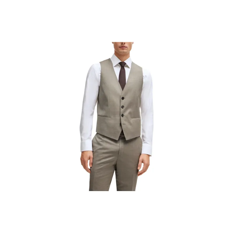 HUGO BOSS Business Suits Men's Light Brown-3