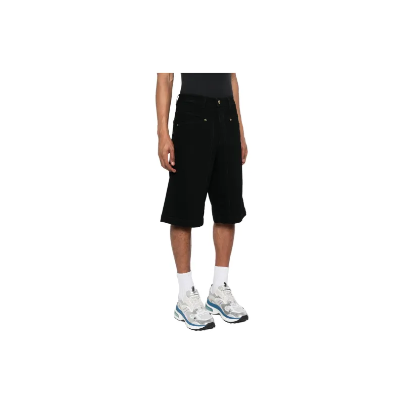 VERSACE JEANS COUTURE SS24 Denim Shorts Men's Black-3