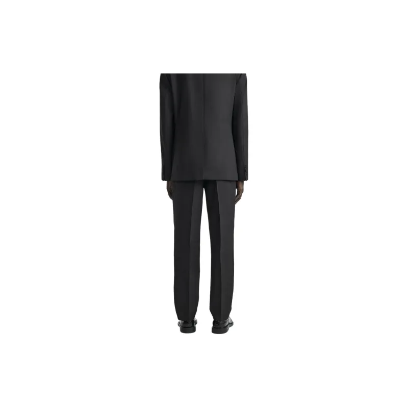 ZARA Casual Pants Men Black-4