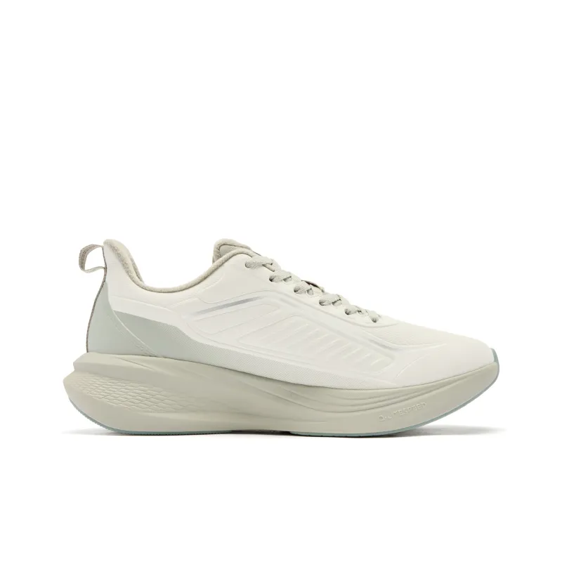QIAODAN Rainwing 4.0 Running Shoes Men Low Top Birch White/Mist Green-1