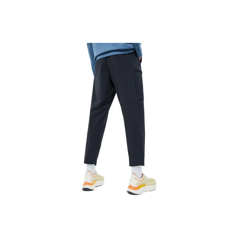 ANTA Variety Training Collection Knitted Sweatpants Men Black-2