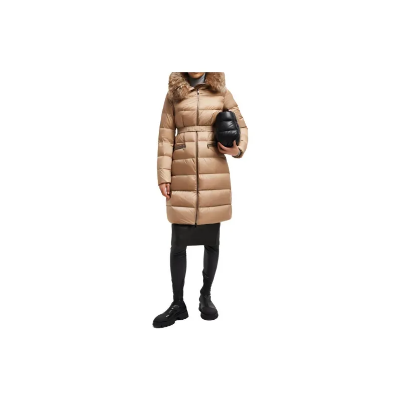 Moncler Down Jackets Women's Light Umber-1