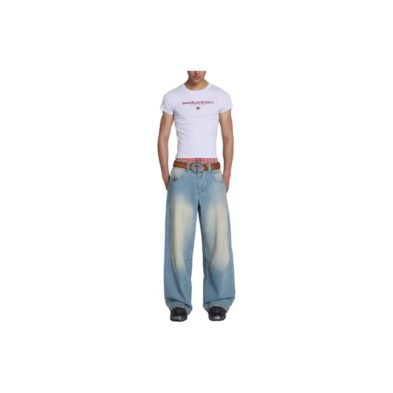 Jaded London SS24 Fantasy Store Series T Shirt Men's White/White-1
