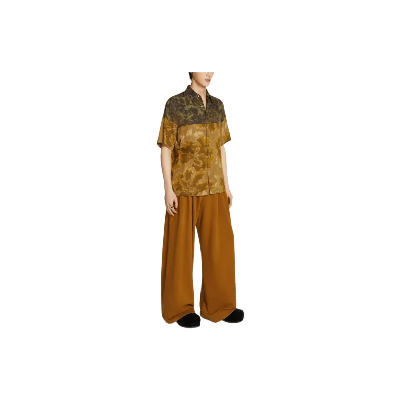 DRIES VAN NOTEN Floral Printed Buttoned Shirt-3
