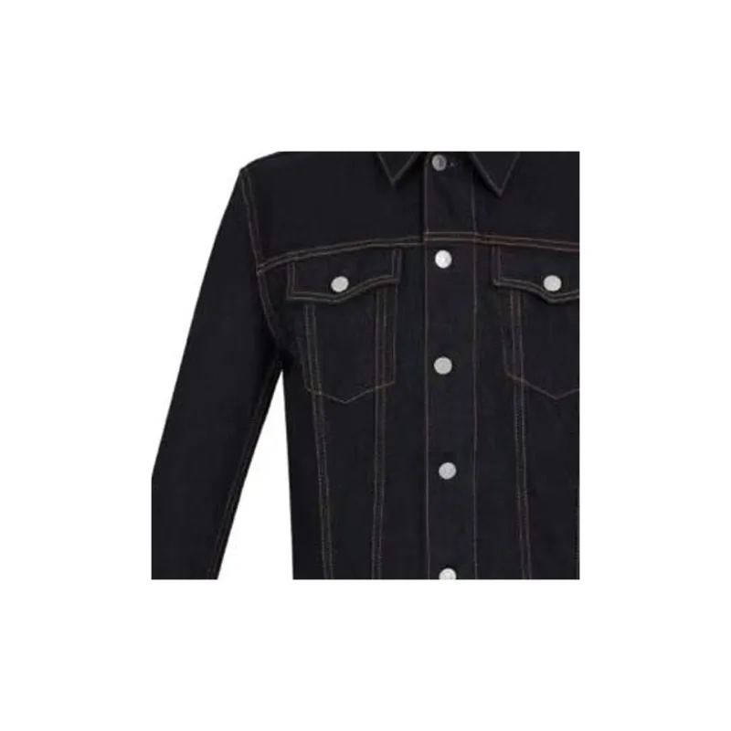 DIOR FW22 Denim Jacket Men's Black-3