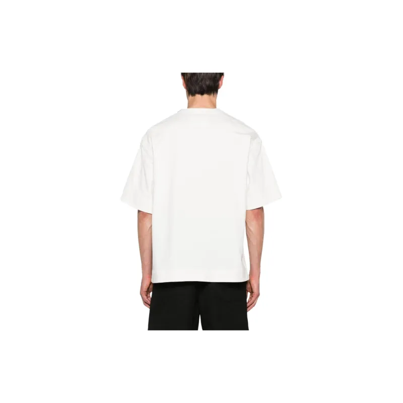 JIL SANDER Zip-embellished Cotton T-shirt-3