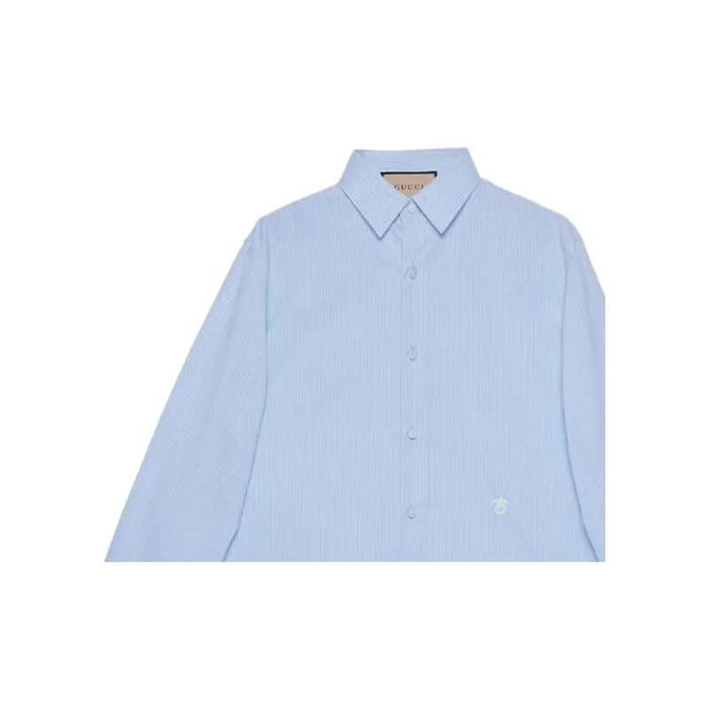 GUCCI SS23 Shirt Men's Light Blue-3