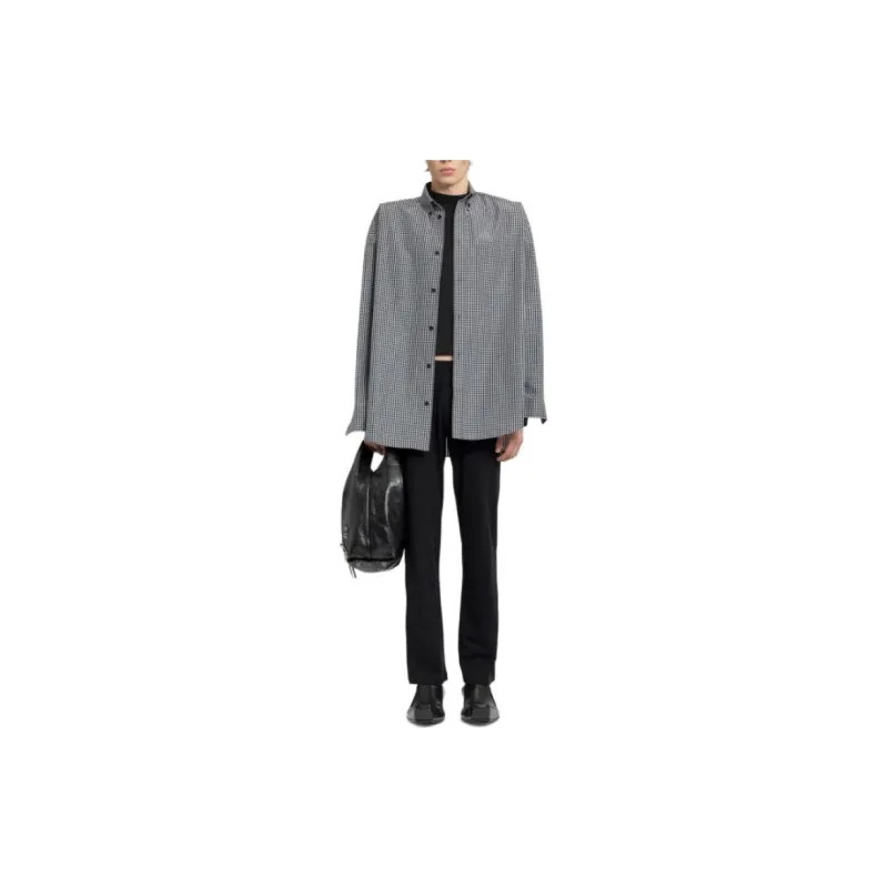 Balenciaga Checked Oversized Shirt-2