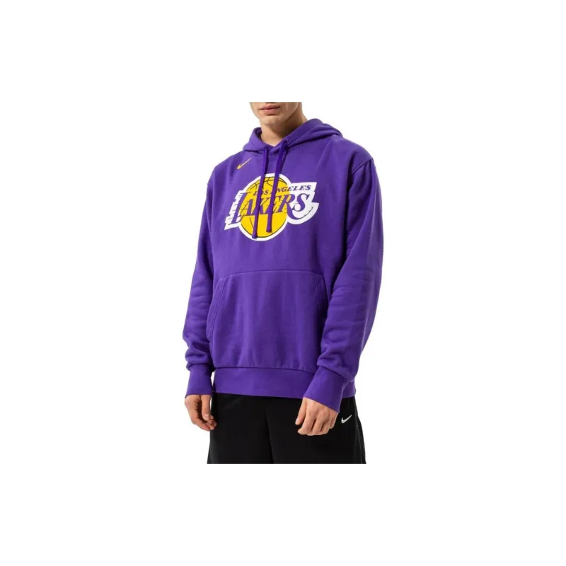 Nike Nba Los Angeles Lakers Fleece Pullover Hoodie-2