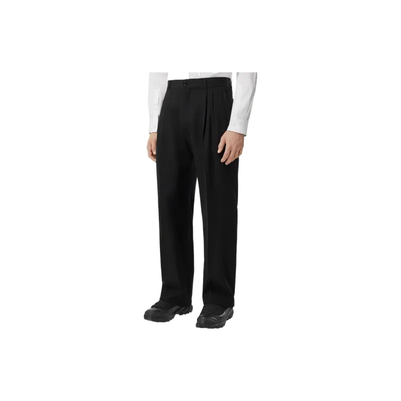 Burberry Wide leg Pleated Trousers-5