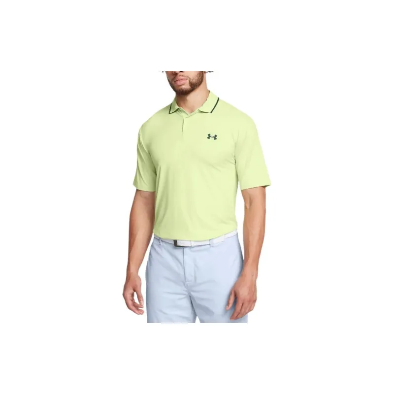 Under Armour Drive Chill Polo Shirt Men's Vintage Light Green-2