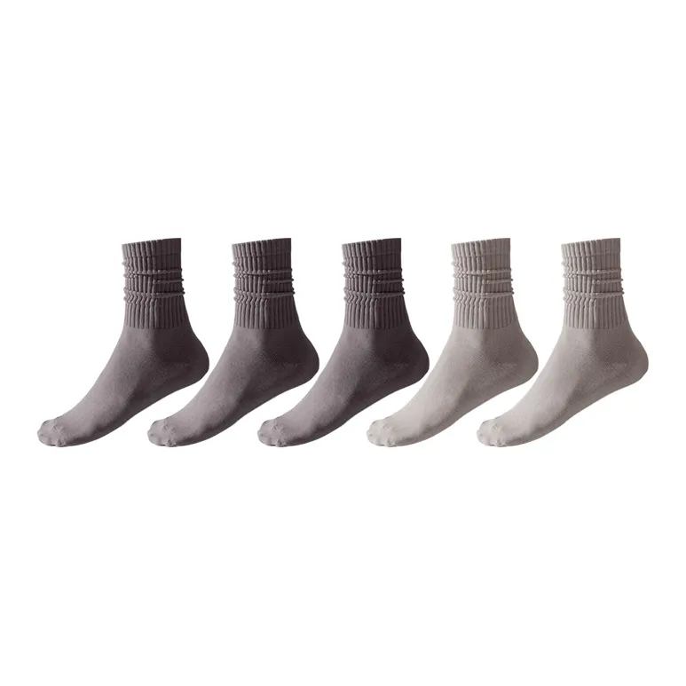 MIIOW Mid Calf Socks Men's 5 Pack-21