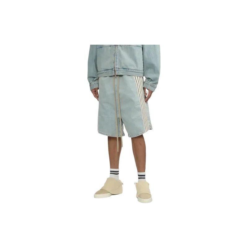 Fear Of God Stripe-detail Denim Shorts-4