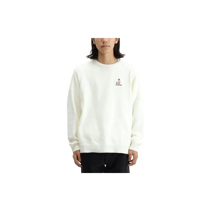 Beams Sweaters Men White-1