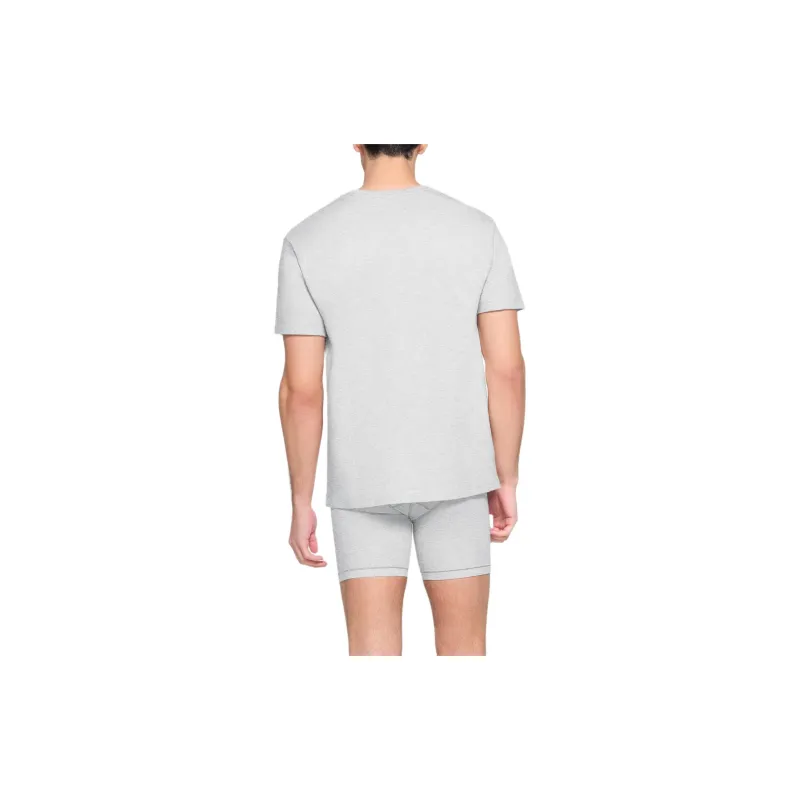 SKIMS MENS CLASSIC T SHIRT T Shirt Men's LIGHT HEATHER GREY/Light Heather Gray-2