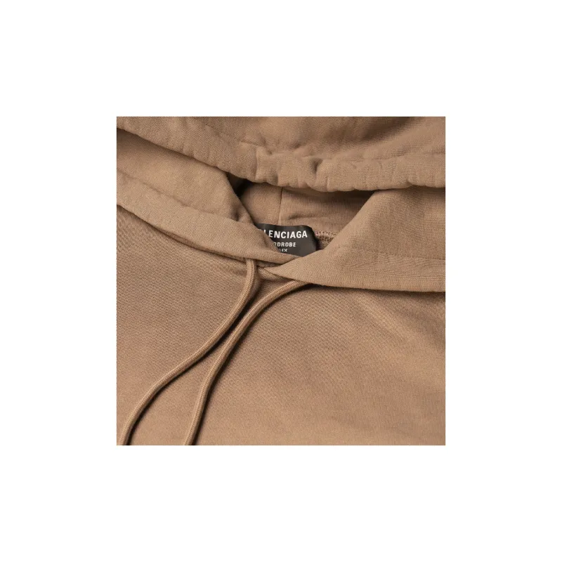 Balenciaga Back Logo Regular Fit Hoodie-3