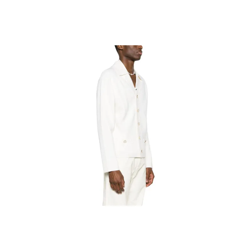 CASABLANCA Wool blend Ribbed Cardigan-3
