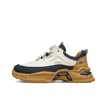 WARRIOR Chunky Sneakers Men Low Top Brown