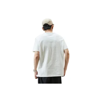 Tonlion T Shirt Men's Raw White