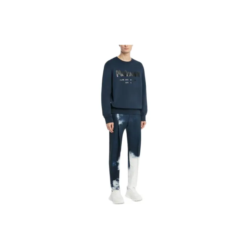Alexander McQueen Logo Printed Drop Shoulder Sweatshirt-3