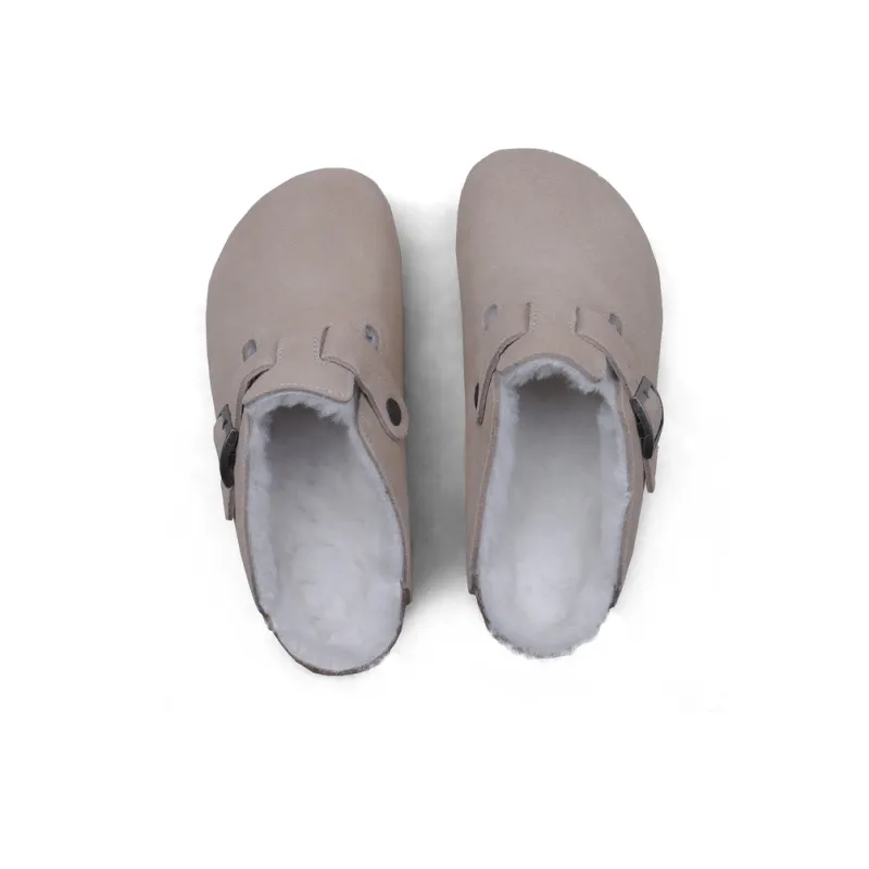 East Garden Works EVA Cork Sole Slip Resistant Abrasion Resistant Birkenstock Closed Toe Slippers Unisex-15