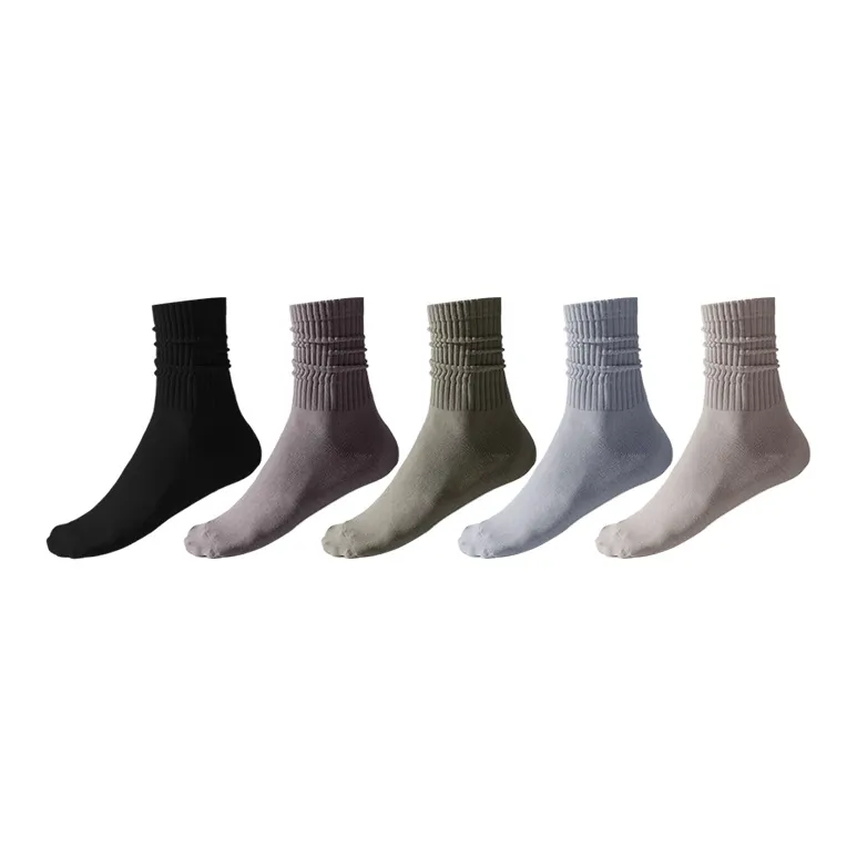 MIIOW Mid Calf Socks Men's 5 Pack-37
