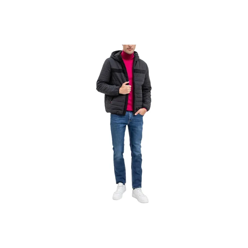 Tommy Hilfiger Logo embroidered Padded Hooded Jacket-1