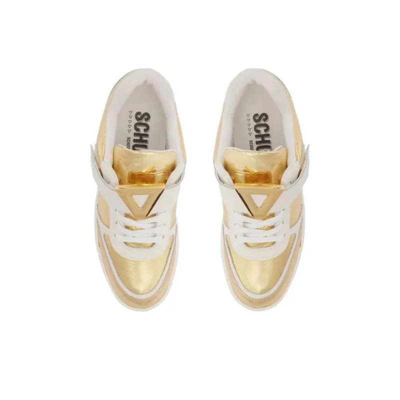 Schutz Low-Top Skateboard Shoes Women's Gold-4