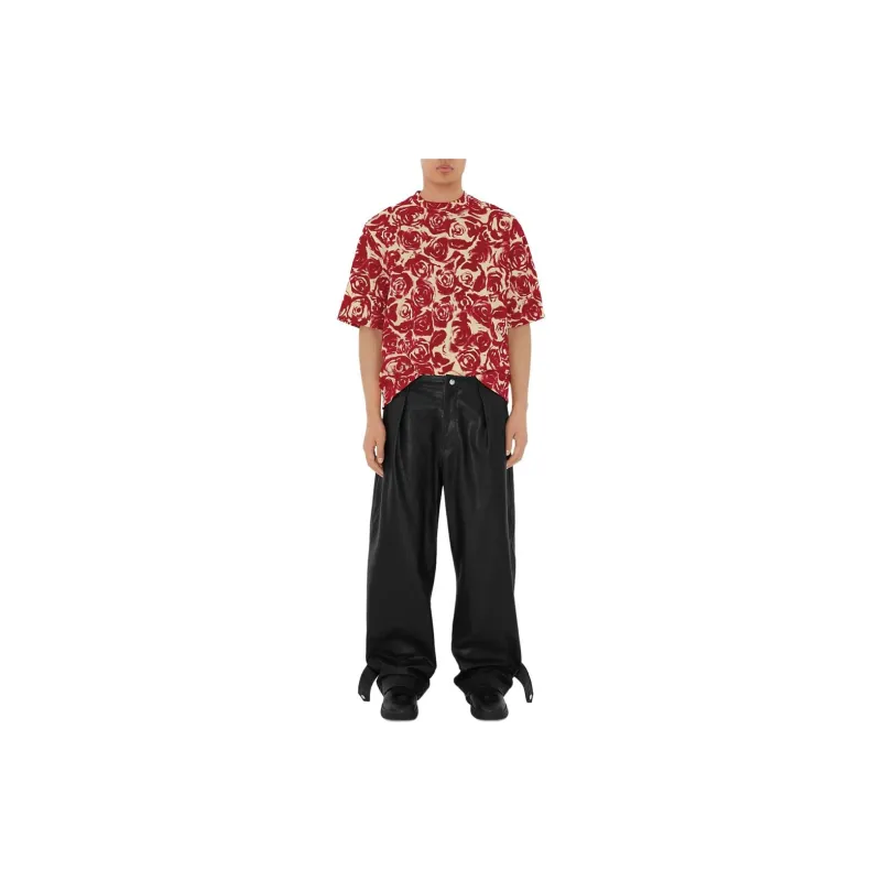 Burberry T Shirts Men Red-3