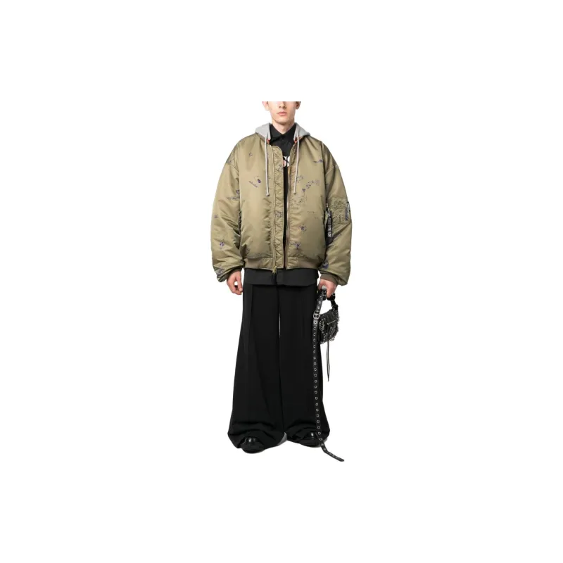 Vetements Doodle-print Bomber Jacket-1