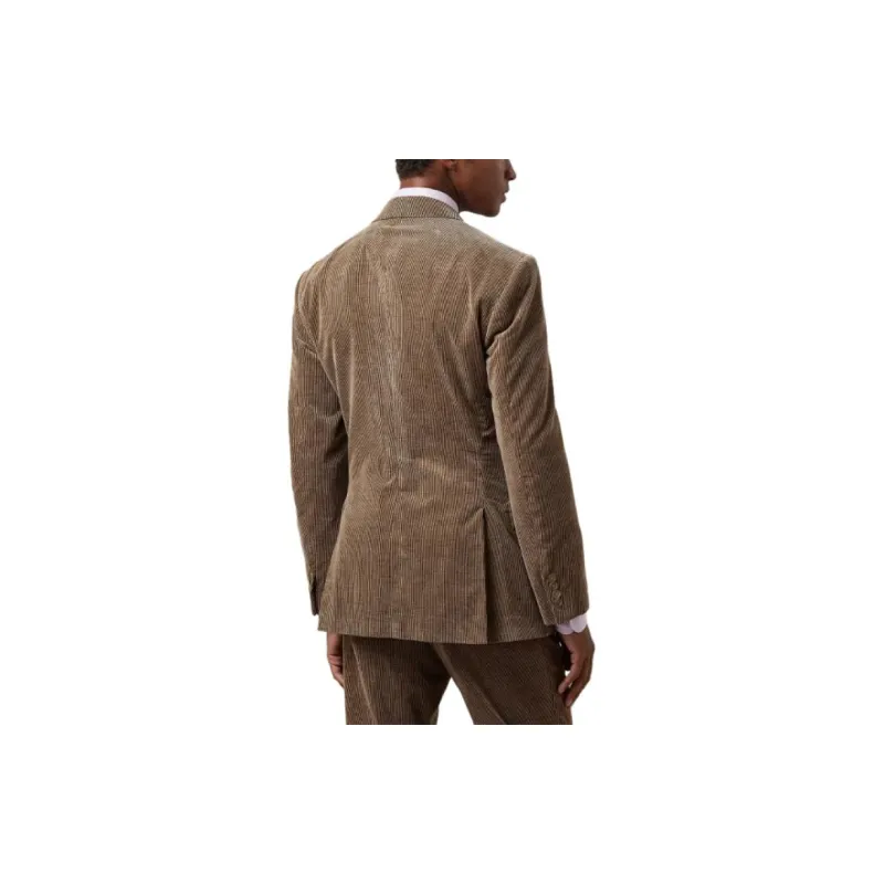Polo Ralph Lauren Kent Handmade Corduroy Suit Jacket Business Suit Men's Brown-3