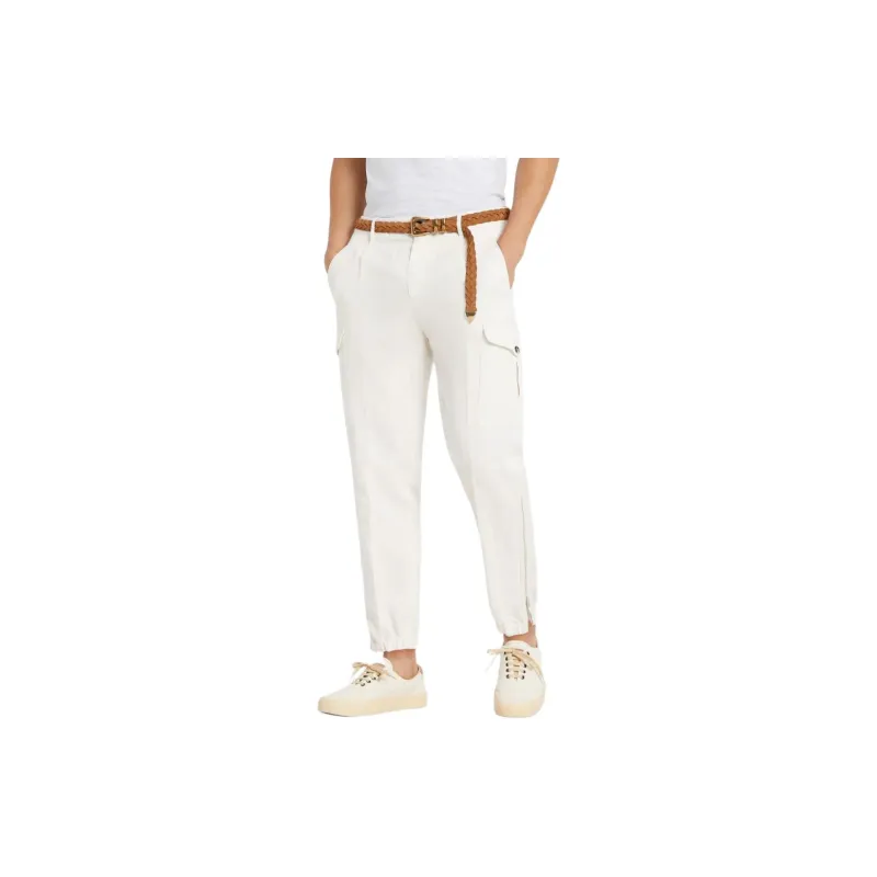 Brunello Cucinelli Casual Pants Men's Ecru-1