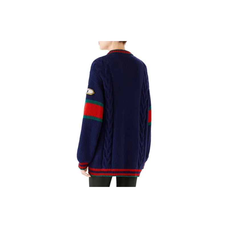 GUCCI Sweaters Unisex Blue-2