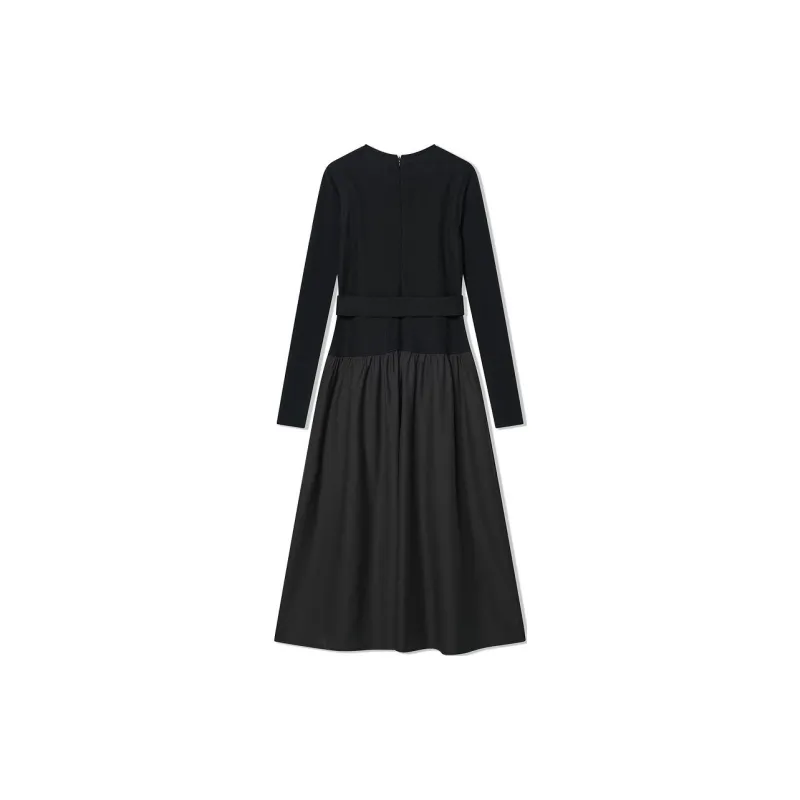 COVERINS Long Sleeved Dress Women's Black-1