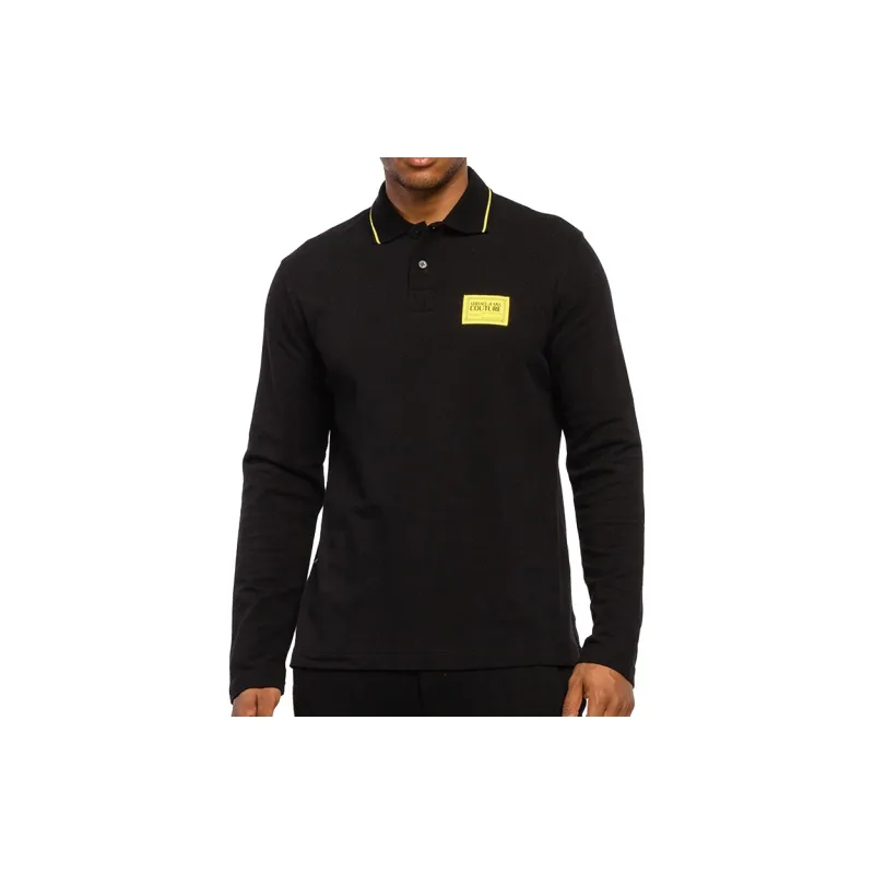 VERSACE JEANS COUTURE Polo Shirts Men Black-3
