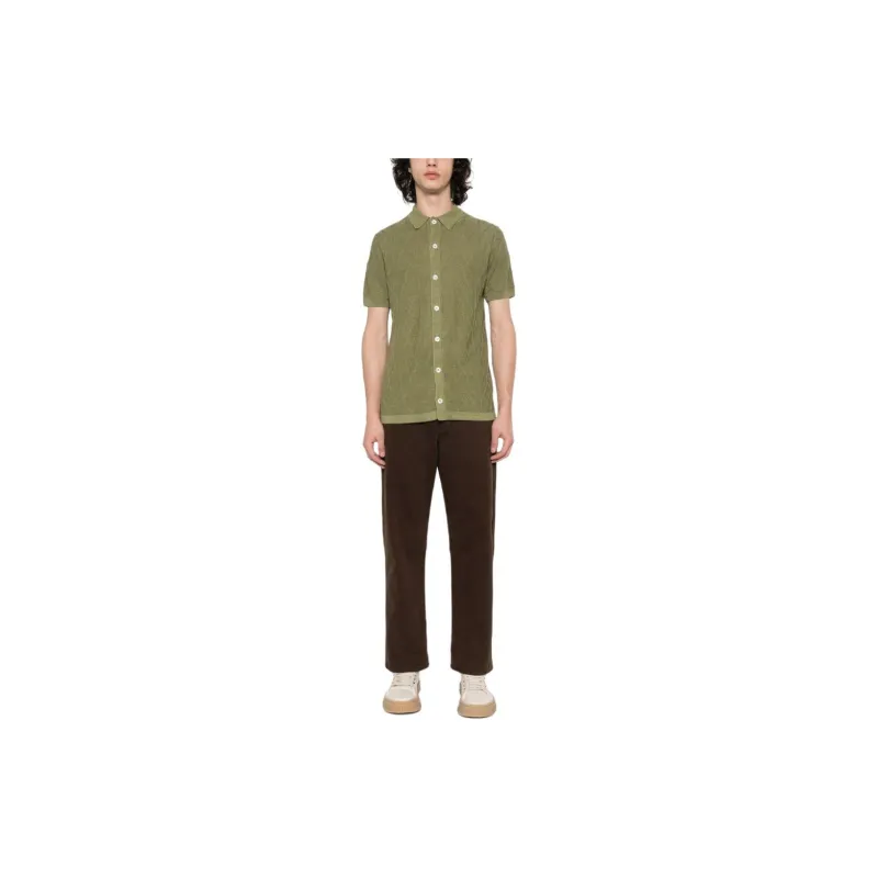 ASPESI SS24 Knitwear Men's Green Linen-2