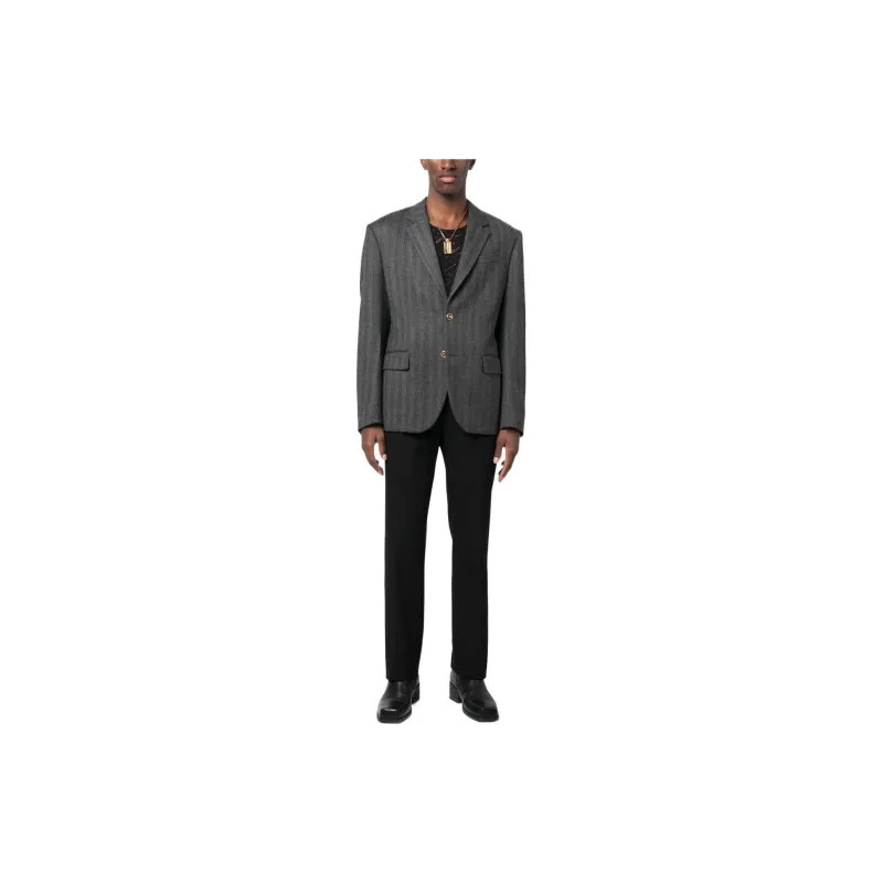 VERSACE Business Suits Men Gray-1
