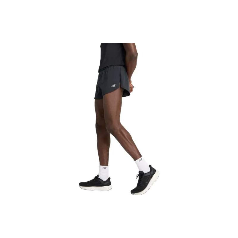 New Balance RC Split Short Casual Shorts Men's Black-3