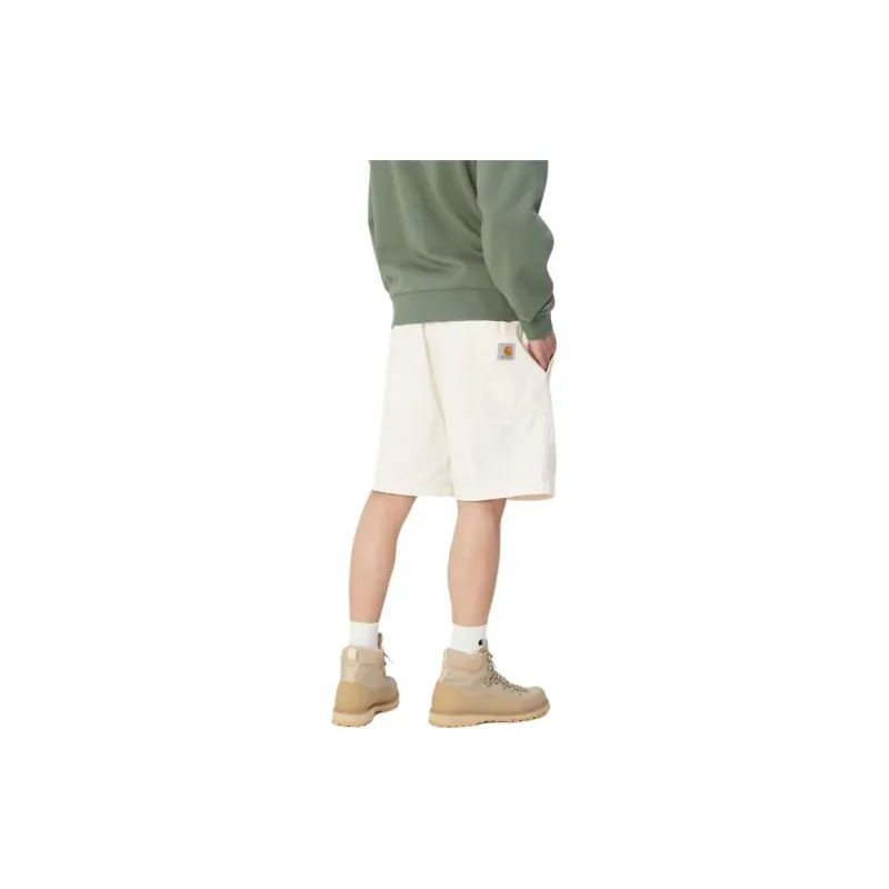 Carhartt WIP Rainer Herringbone Logo Patch Shorts-3