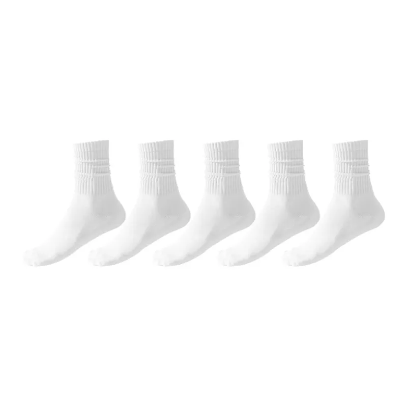 MIIOW Mid Calf Socks Men's 5 Pack-0